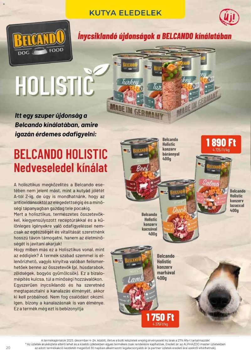 AlphaZoo Akciós újság AlphaZoo 20 oldal