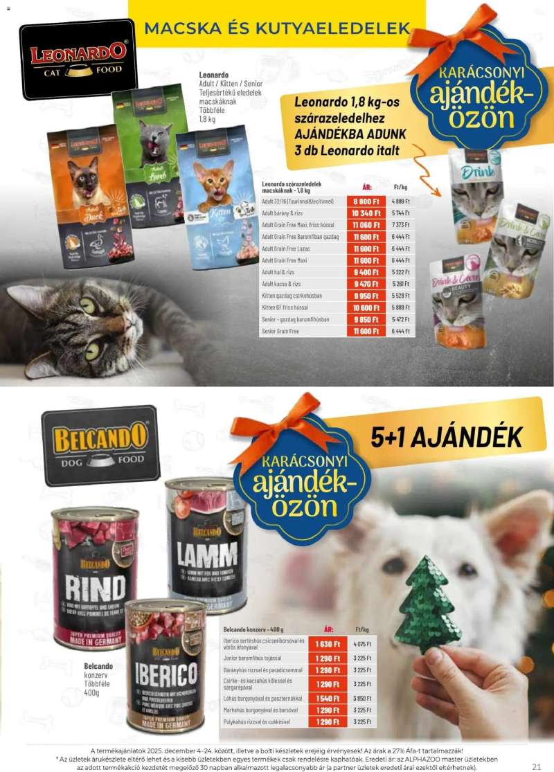 AlphaZoo Akciós újság AlphaZoo 21 oldal