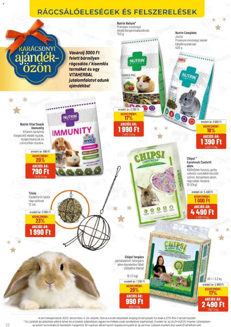 AlphaZoo Akciós újság AlphaZoo 22 oldal