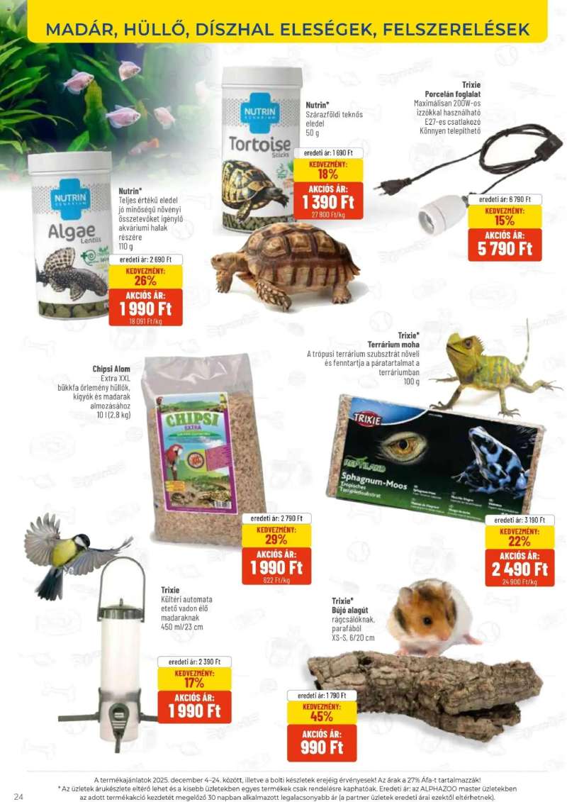 AlphaZoo Akciós újság AlphaZoo 24 oldal