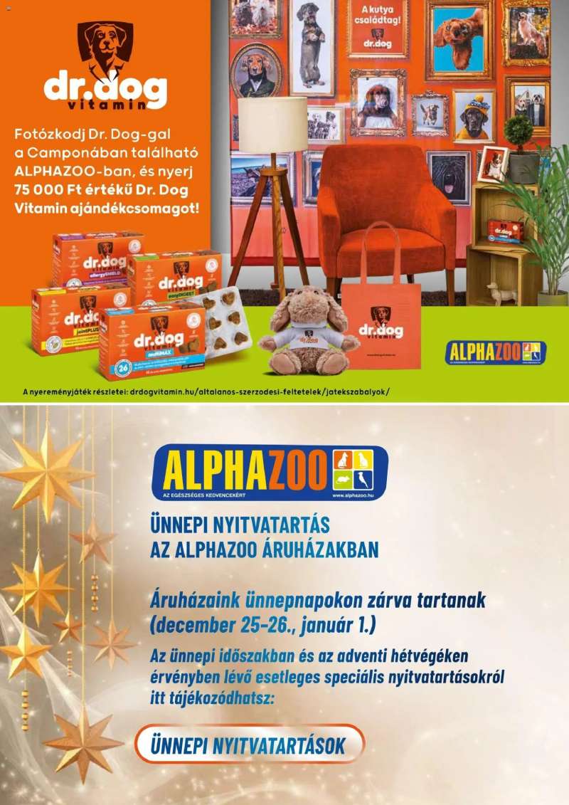 AlphaZoo Akciós újság AlphaZoo 25 oldal