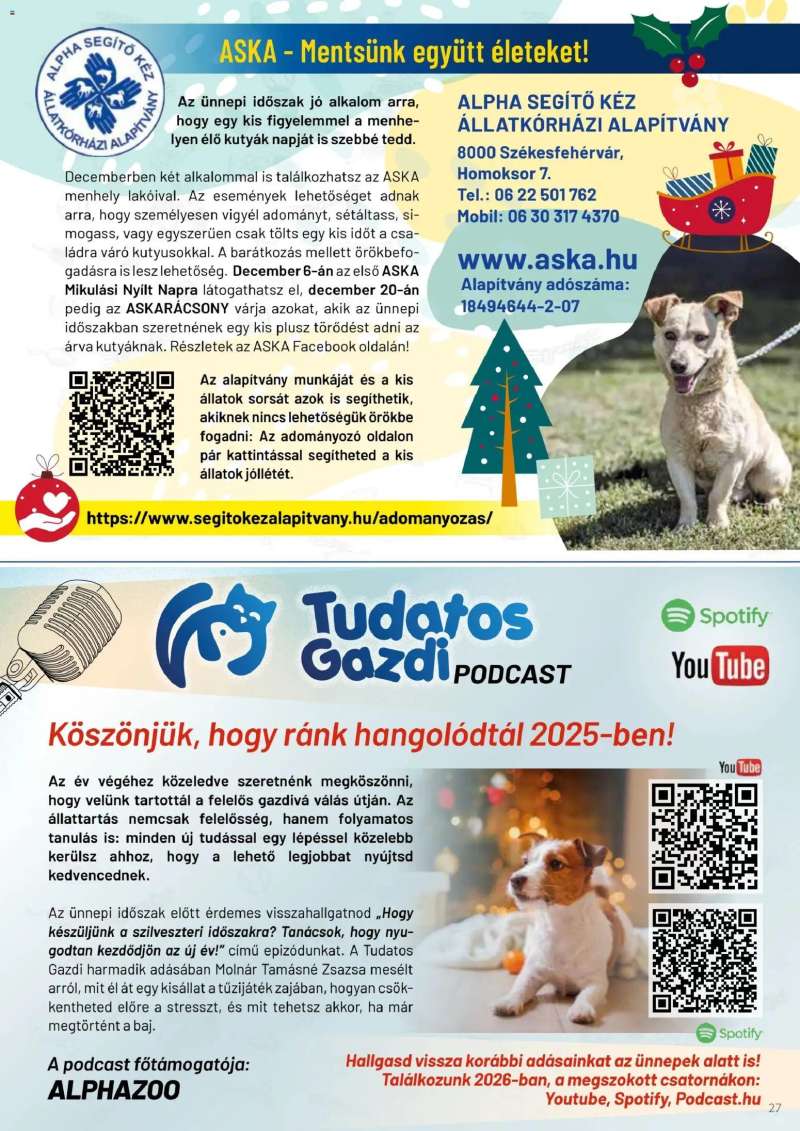 AlphaZoo Akciós újság AlphaZoo 27 oldal