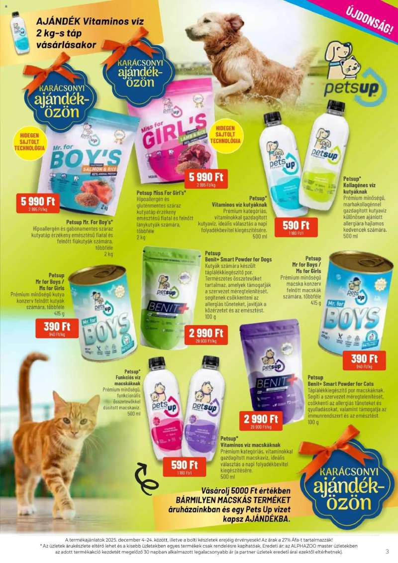 AlphaZoo Akciós újság AlphaZoo 3 oldal