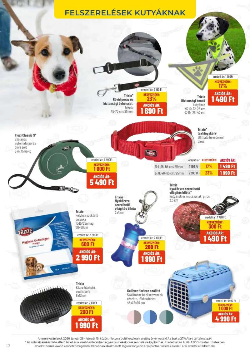 AlphaZoo Akciós újság AlphaZoo 12 oldal