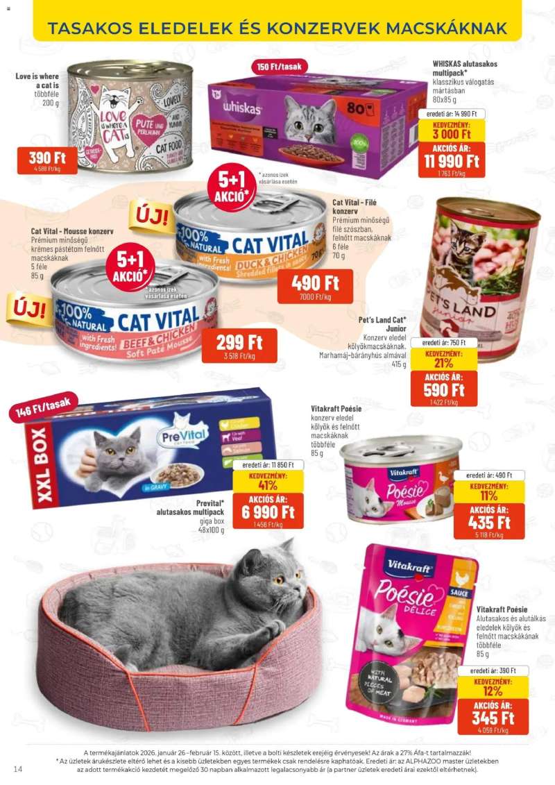 AlphaZoo Akciós újság AlphaZoo 14 oldal