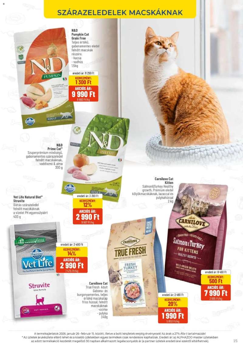 AlphaZoo Akciós újság AlphaZoo 15 oldal