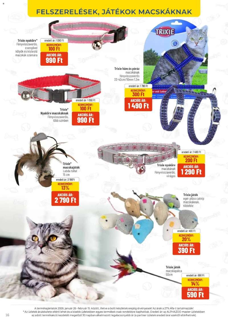 AlphaZoo Akciós újság AlphaZoo 16 oldal