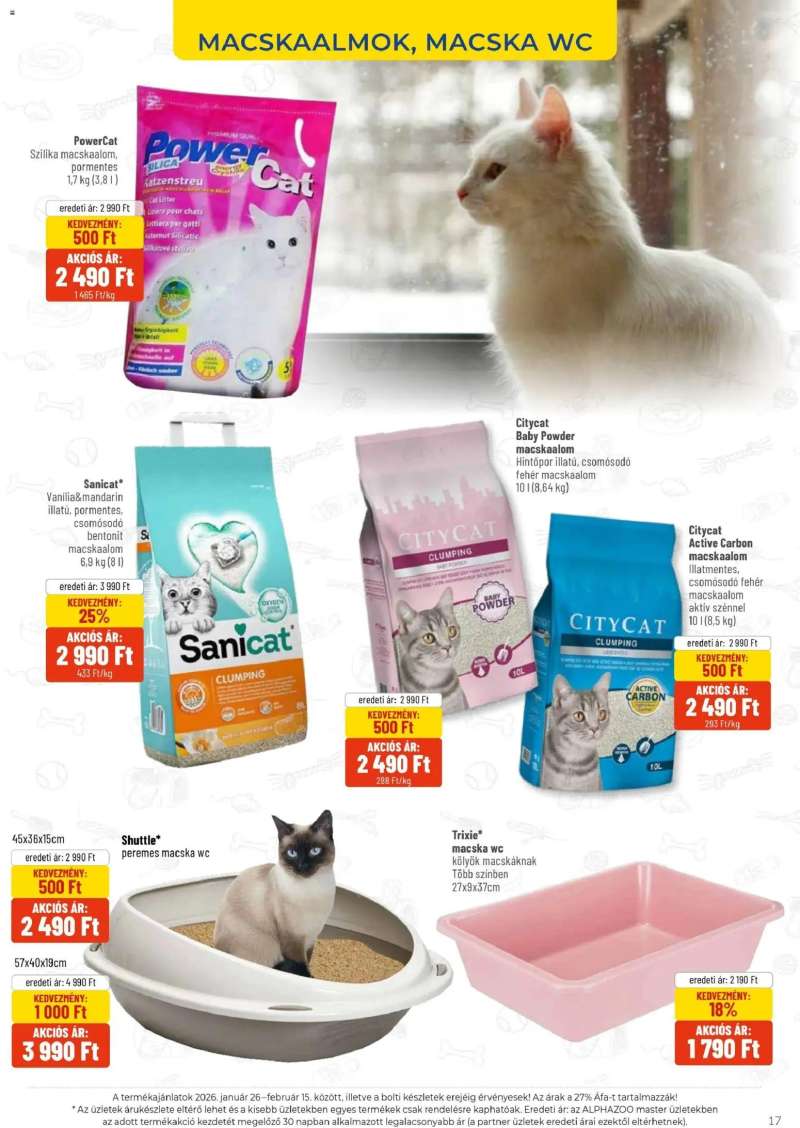 AlphaZoo Akciós újság AlphaZoo 17 oldal