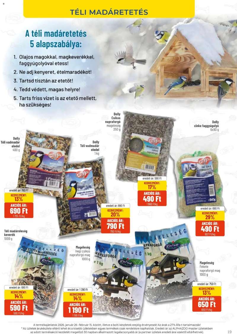 AlphaZoo Akciós újság AlphaZoo 19 oldal