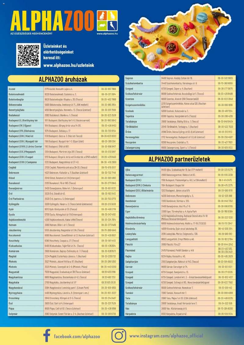 AlphaZoo Akciós újság AlphaZoo 22 oldal