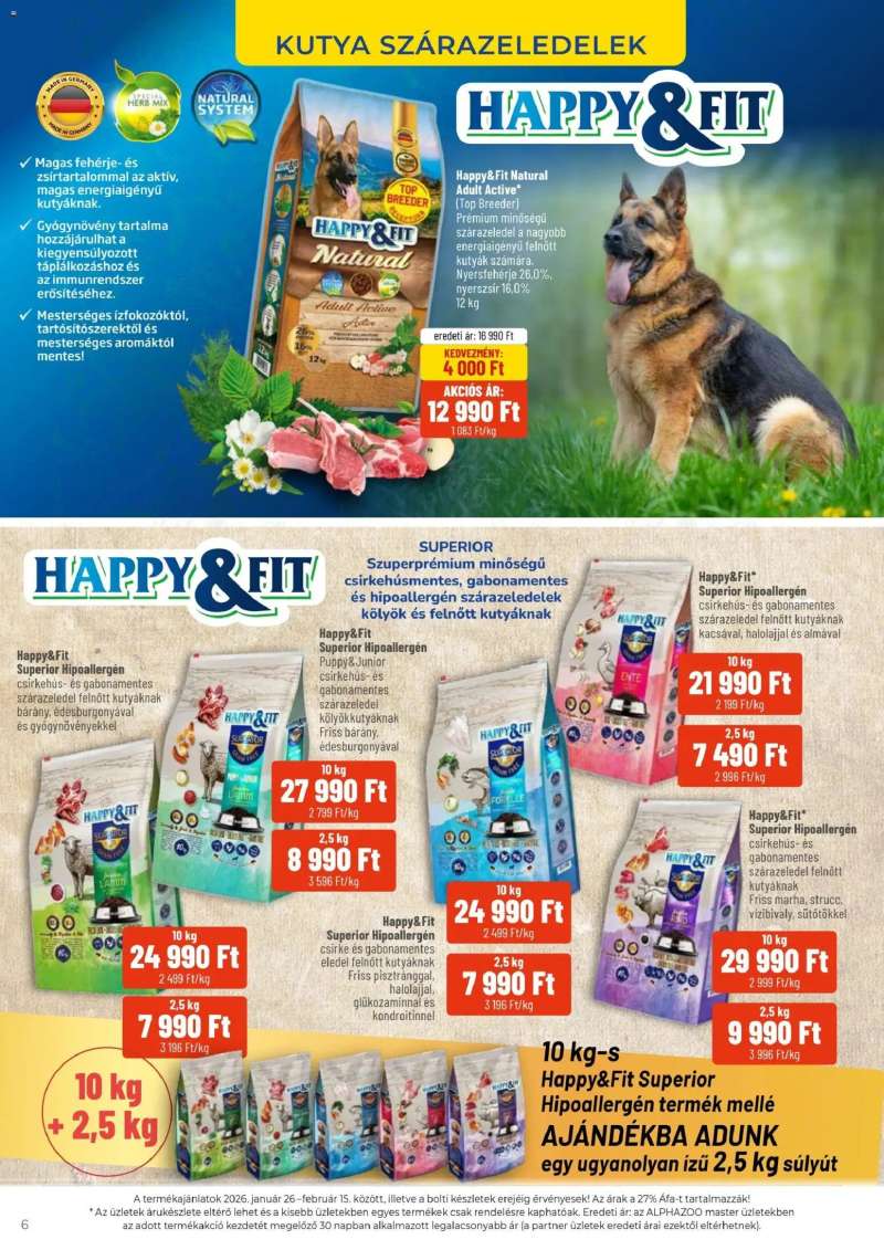 AlphaZoo Akciós újság AlphaZoo 6 oldal