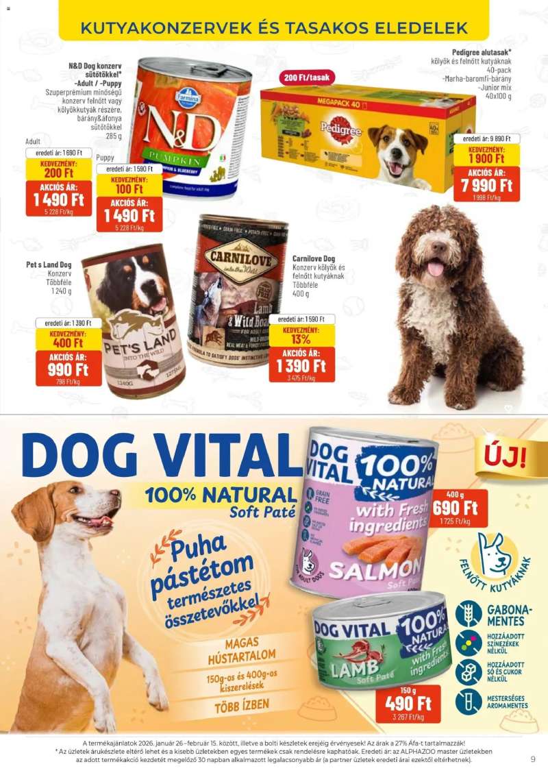 AlphaZoo Akciós újság AlphaZoo 9 oldal