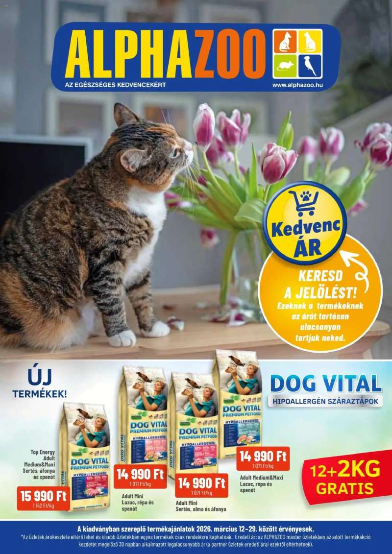 AlphaZoo AlphaZoo akciós újság 1 oldal
