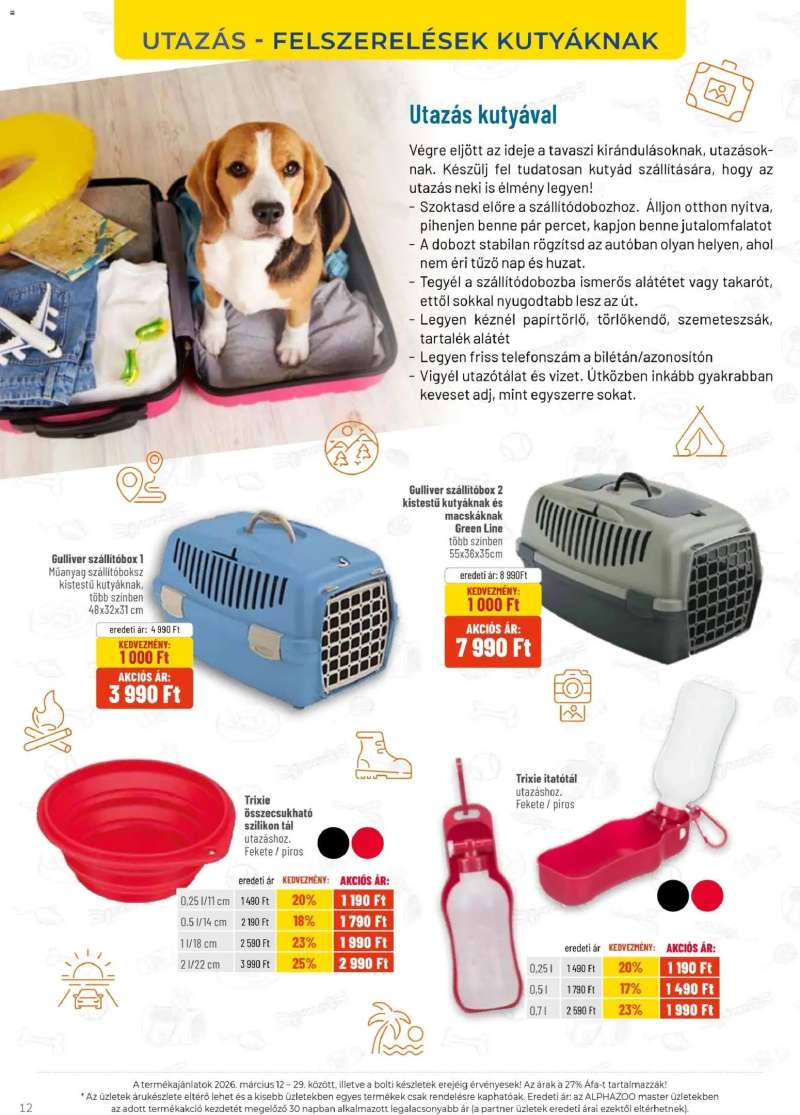 AlphaZoo AlphaZoo akciós újság 12 oldal