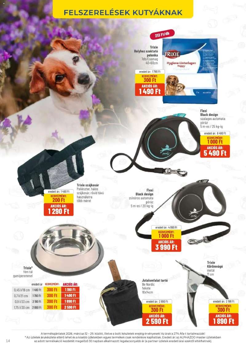 AlphaZoo AlphaZoo akciós újság 14 oldal