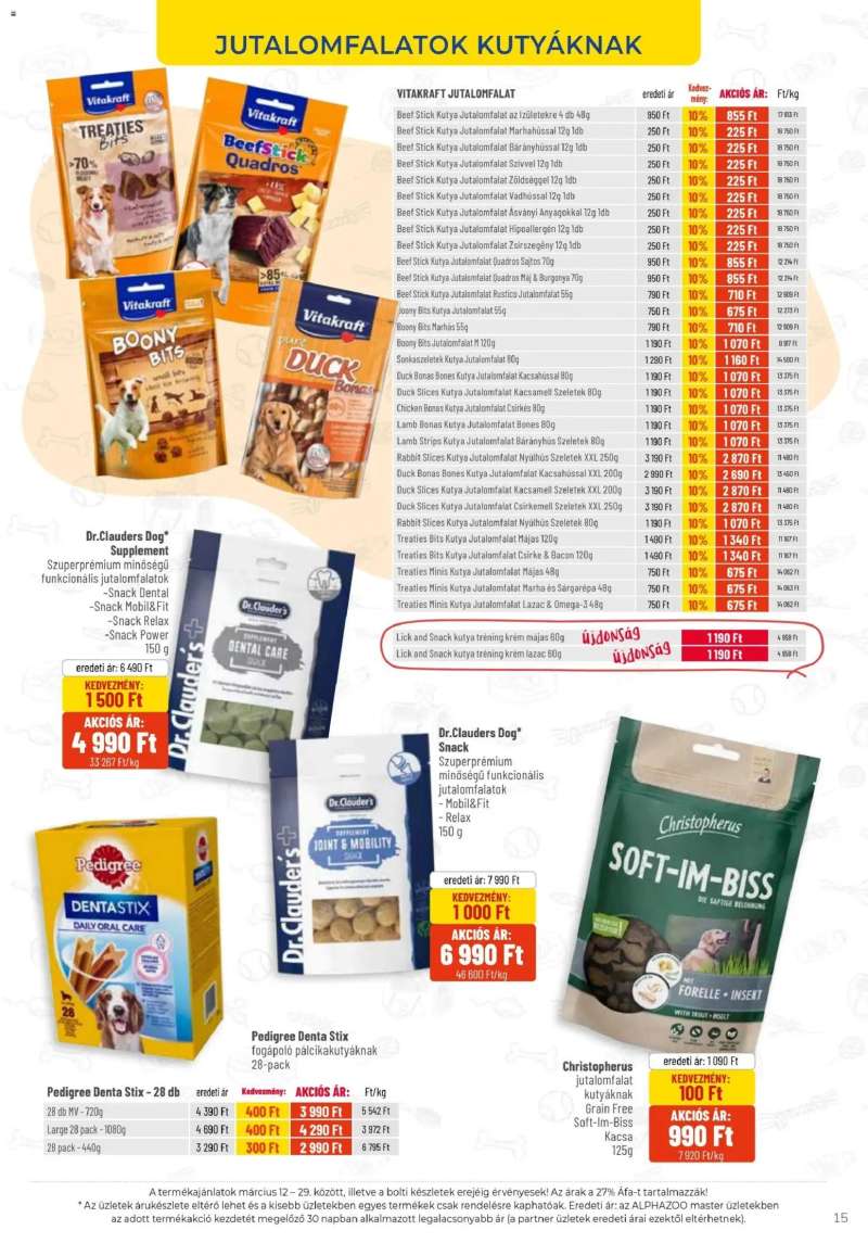 AlphaZoo AlphaZoo akciós újság 15 oldal