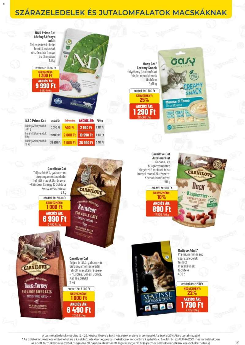 AlphaZoo AlphaZoo akciós újság 19 oldal