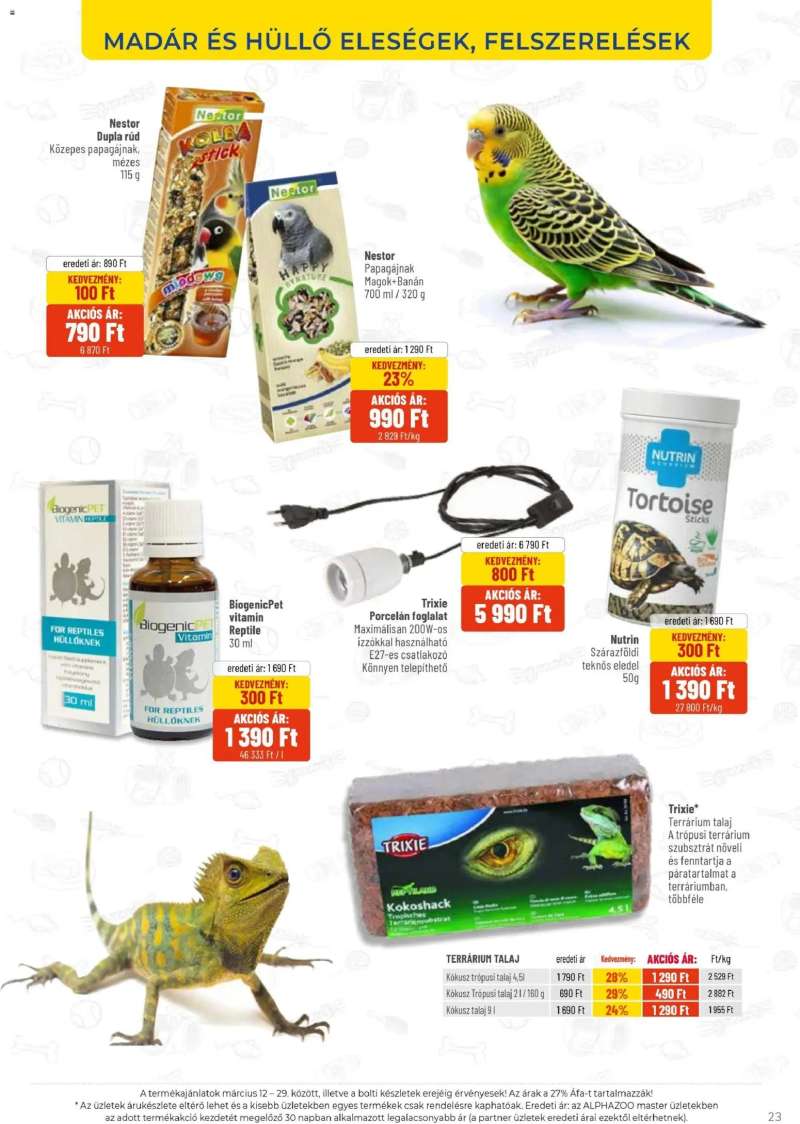 AlphaZoo AlphaZoo akciós újság 23 oldal