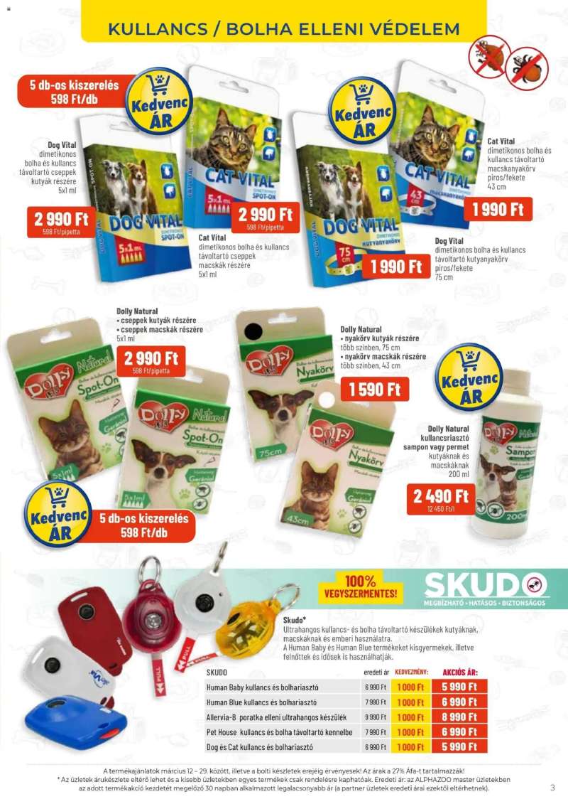 AlphaZoo AlphaZoo akciós újság 3 oldal