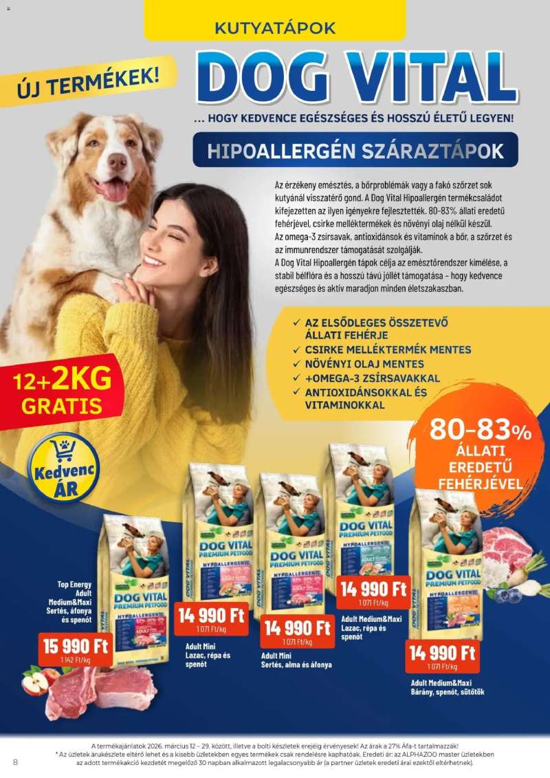 AlphaZoo AlphaZoo akciós újság 8 oldal