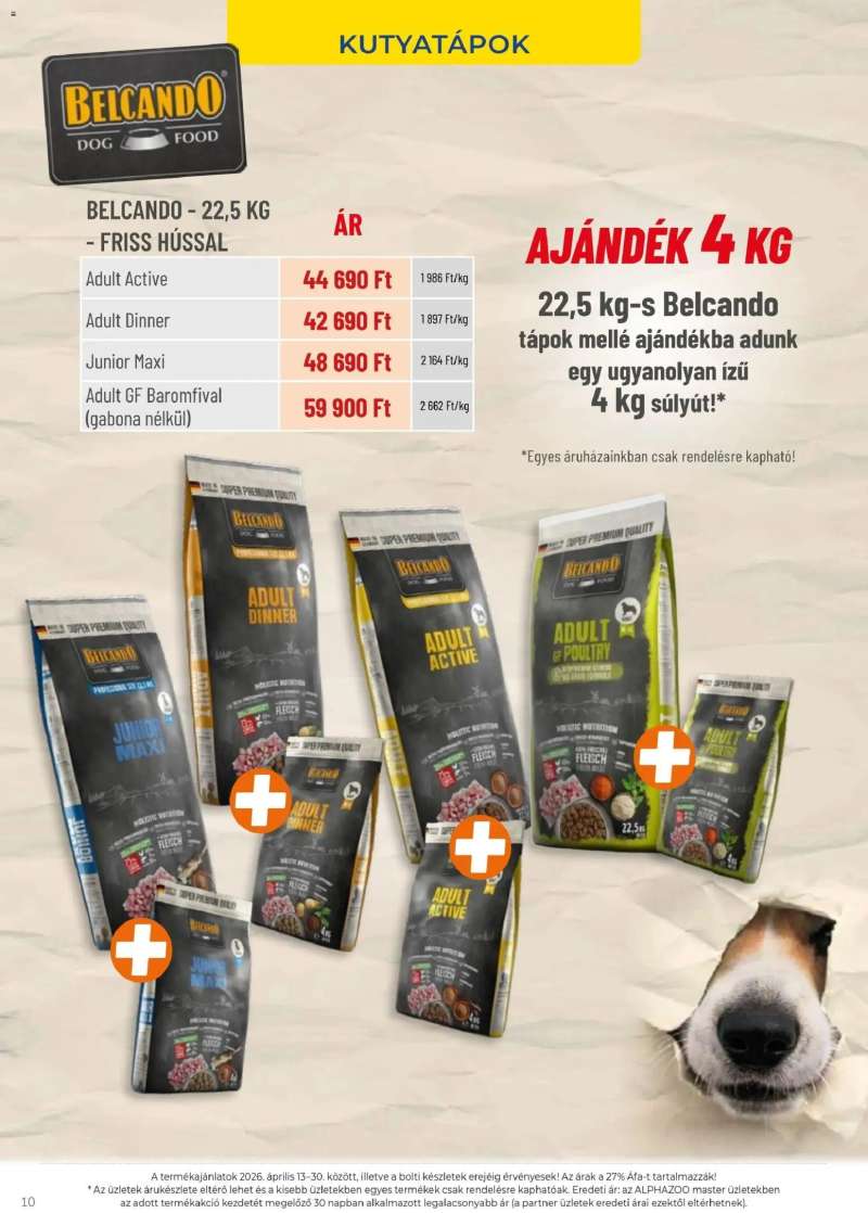 AlphaZoo AlphaZoo akciós újság 10 oldal