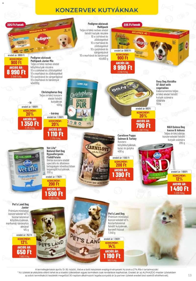AlphaZoo AlphaZoo akciós újság 13 oldal