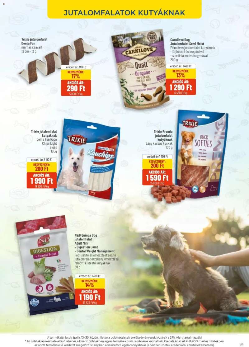 AlphaZoo AlphaZoo akciós újság 15 oldal