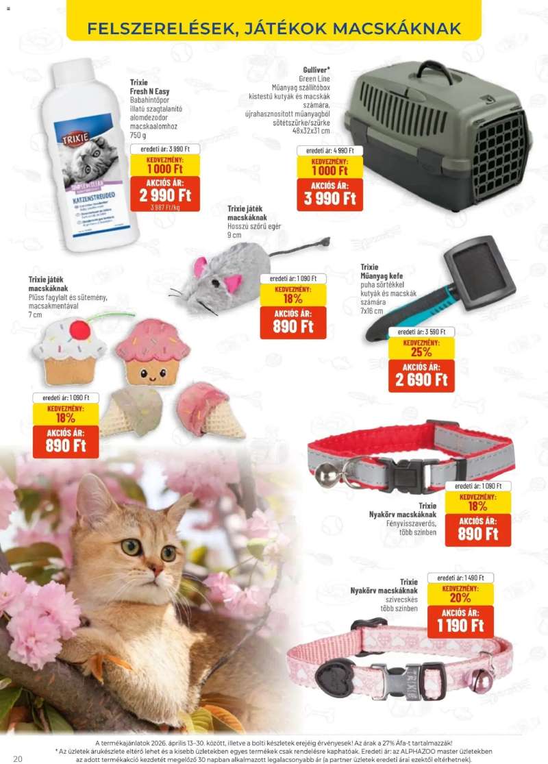 AlphaZoo AlphaZoo akciós újság 20 oldal