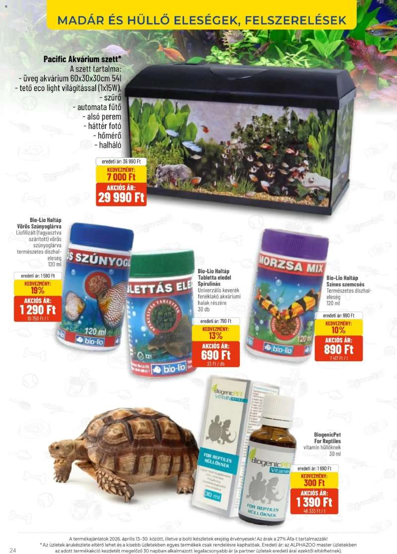 AlphaZoo AlphaZoo akciós újság 24 oldal