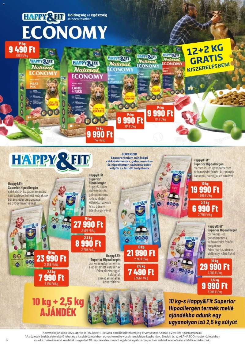 AlphaZoo AlphaZoo akciós újság 6 oldal