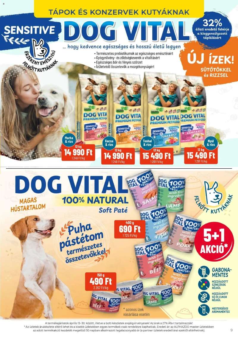 AlphaZoo AlphaZoo akciós újság 9 oldal