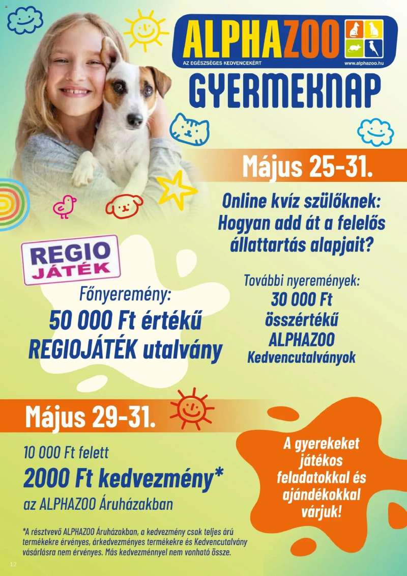 AlphaZoo AlphaZoo akciós újság 12 oldal