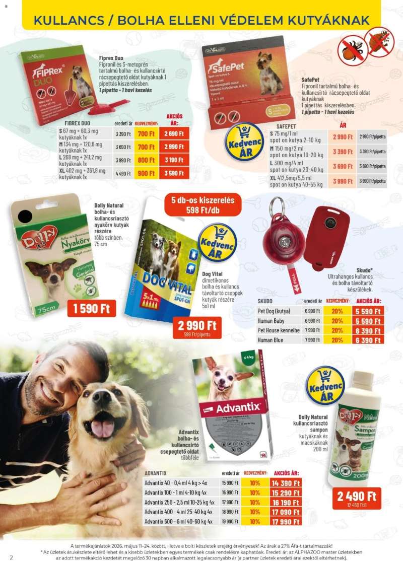 AlphaZoo AlphaZoo akciós újság 2 oldal