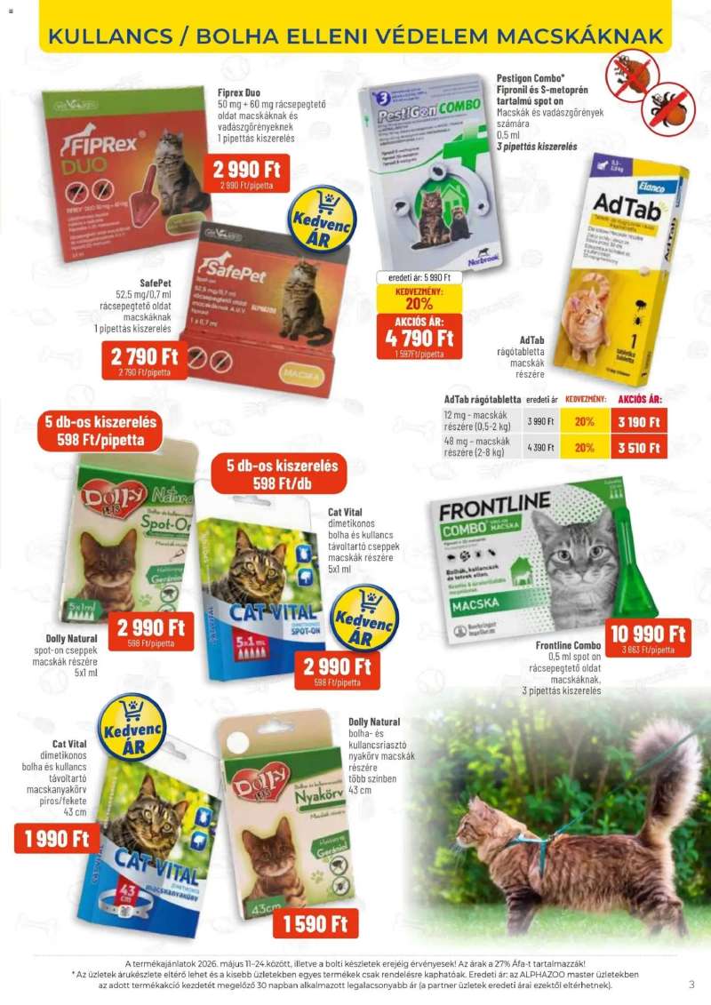 AlphaZoo AlphaZoo akciós újság 3 oldal