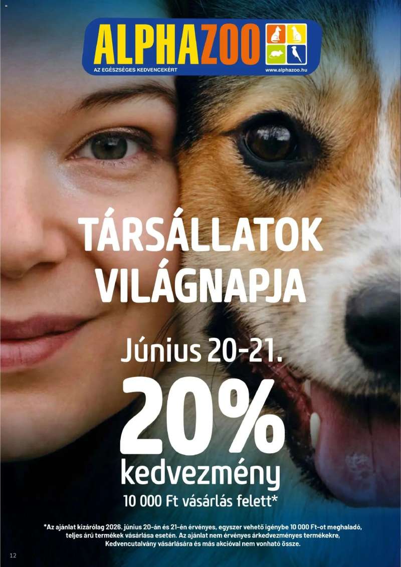 AlphaZoo AlphaZoo akciós újság 12 oldal