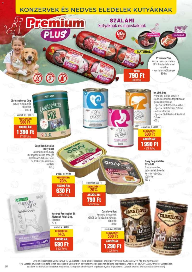 AlphaZoo AlphaZoo akciós újság 16 oldal