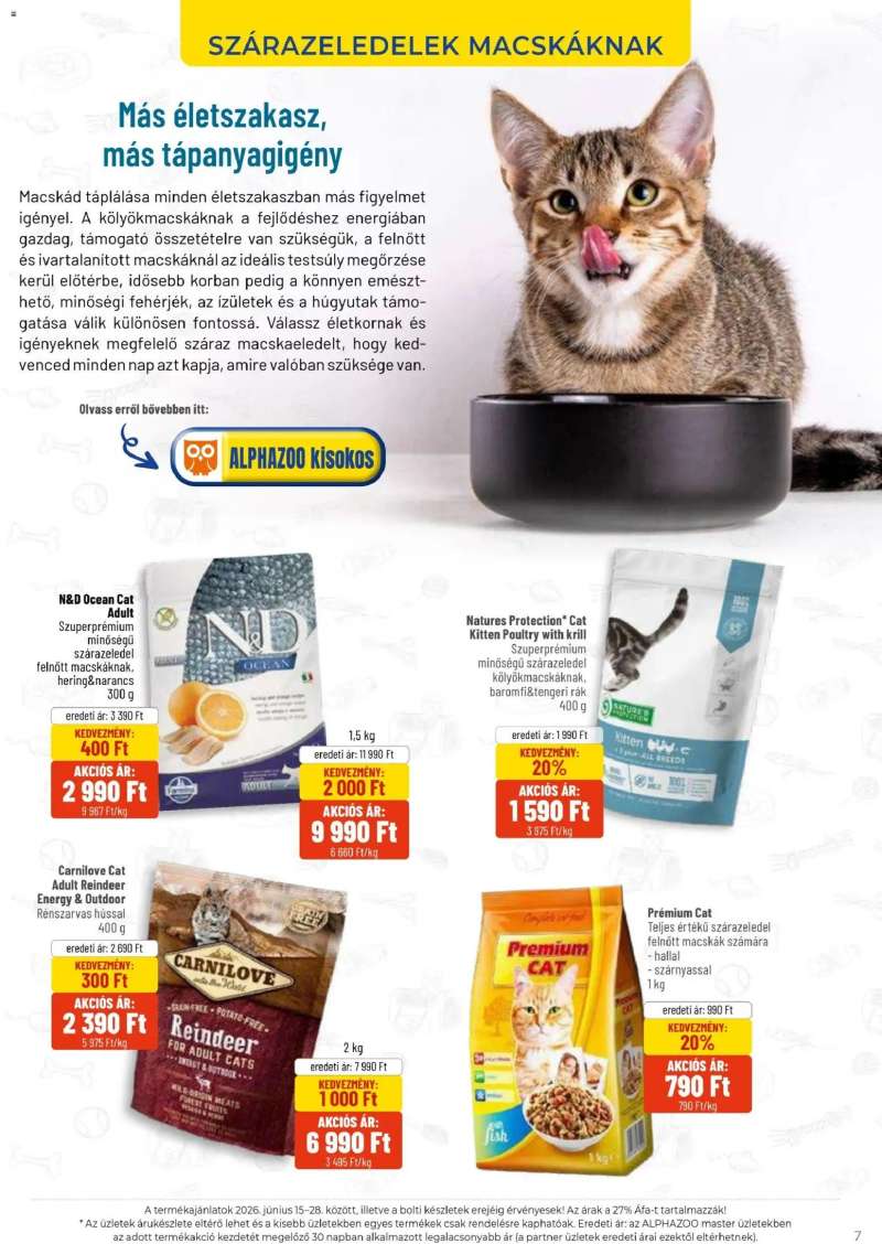 AlphaZoo AlphaZoo akciós újság 7 oldal