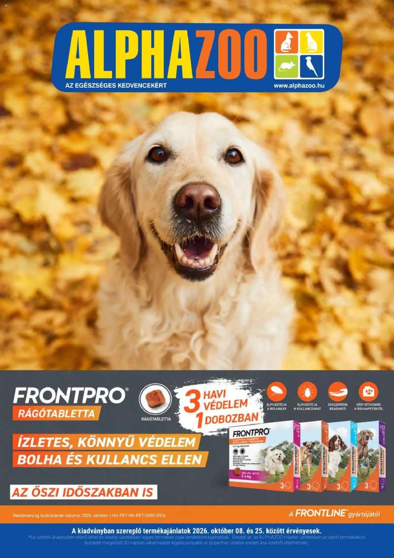 AlphaZoo AlphaZoo akciós újság 1 oldal
