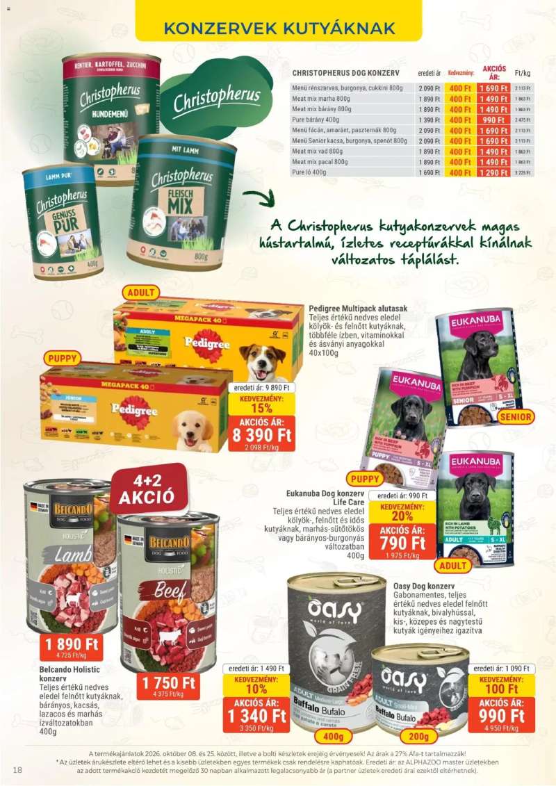 AlphaZoo AlphaZoo akciós újság 18 oldal