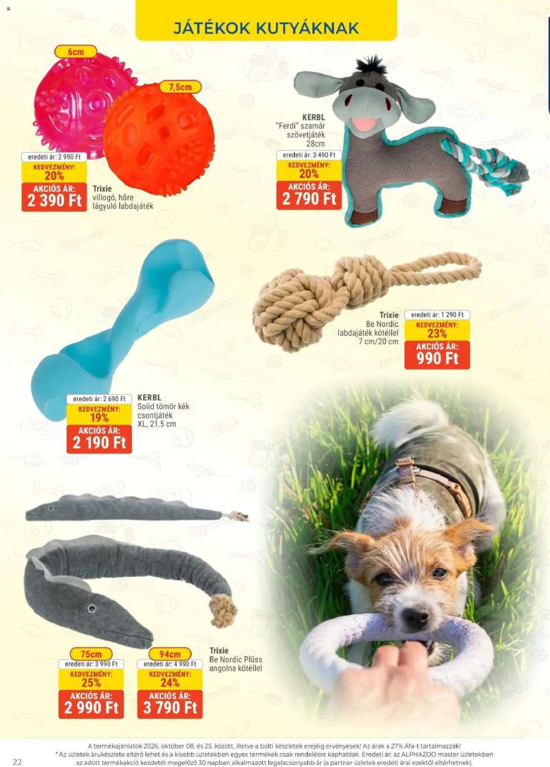 AlphaZoo AlphaZoo akciós újság 22 oldal