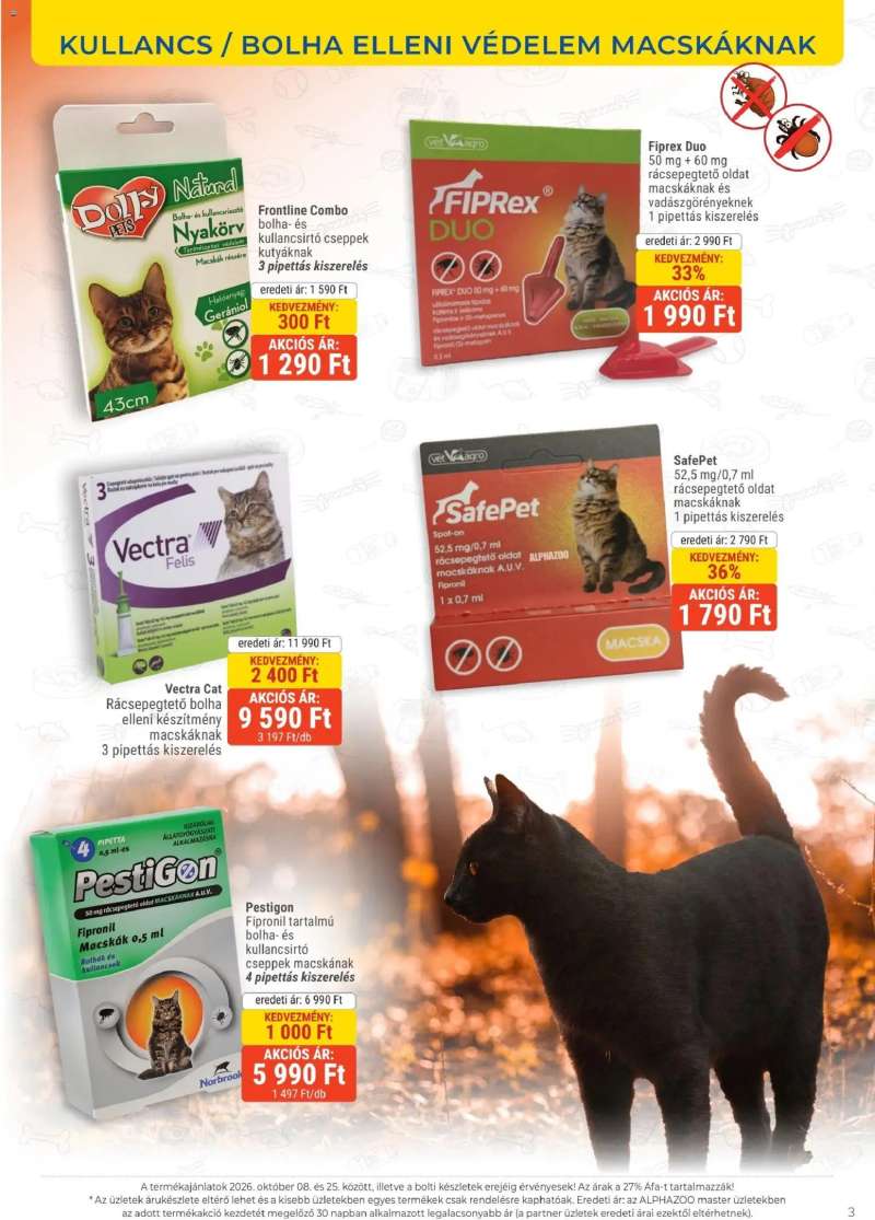 AlphaZoo AlphaZoo akciós újság 3 oldal