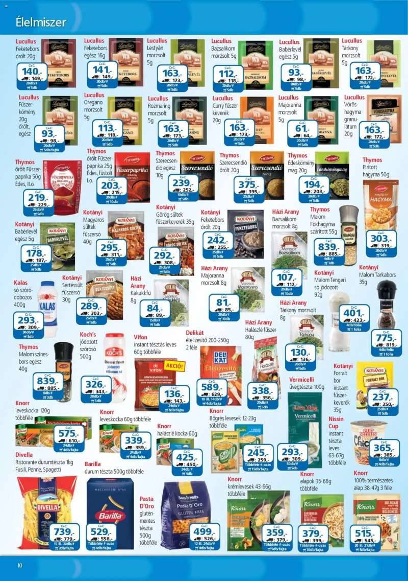 ÁRKLUB Akciós újság ÁRKLUB 10 oldal