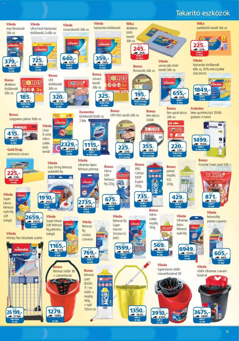 ÁRKLUB Akciós újság ÁRKLUB 15 oldal