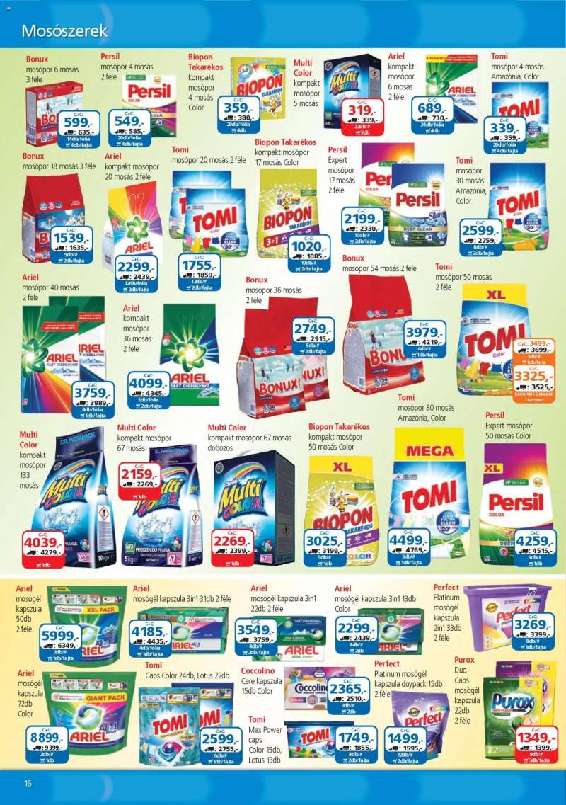 ÁRKLUB Akciós újság ÁRKLUB 16 oldal