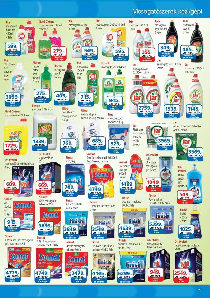 ÁRKLUB Akciós újság ÁRKLUB 19 oldal