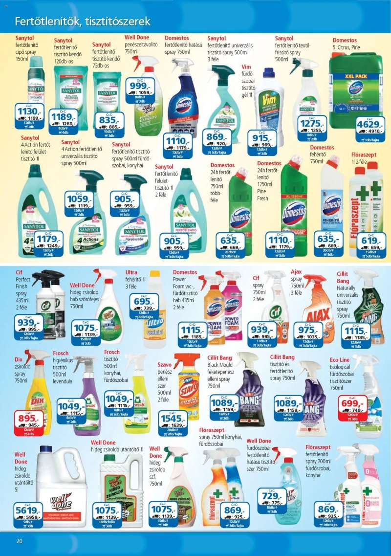 ÁRKLUB Akciós újság ÁRKLUB 20 oldal