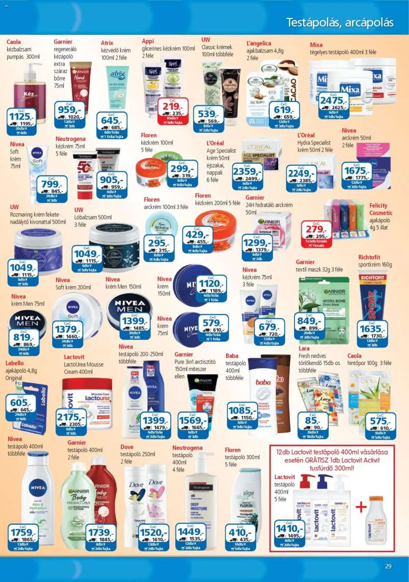 ÁRKLUB Akciós újság ÁRKLUB 29 oldal