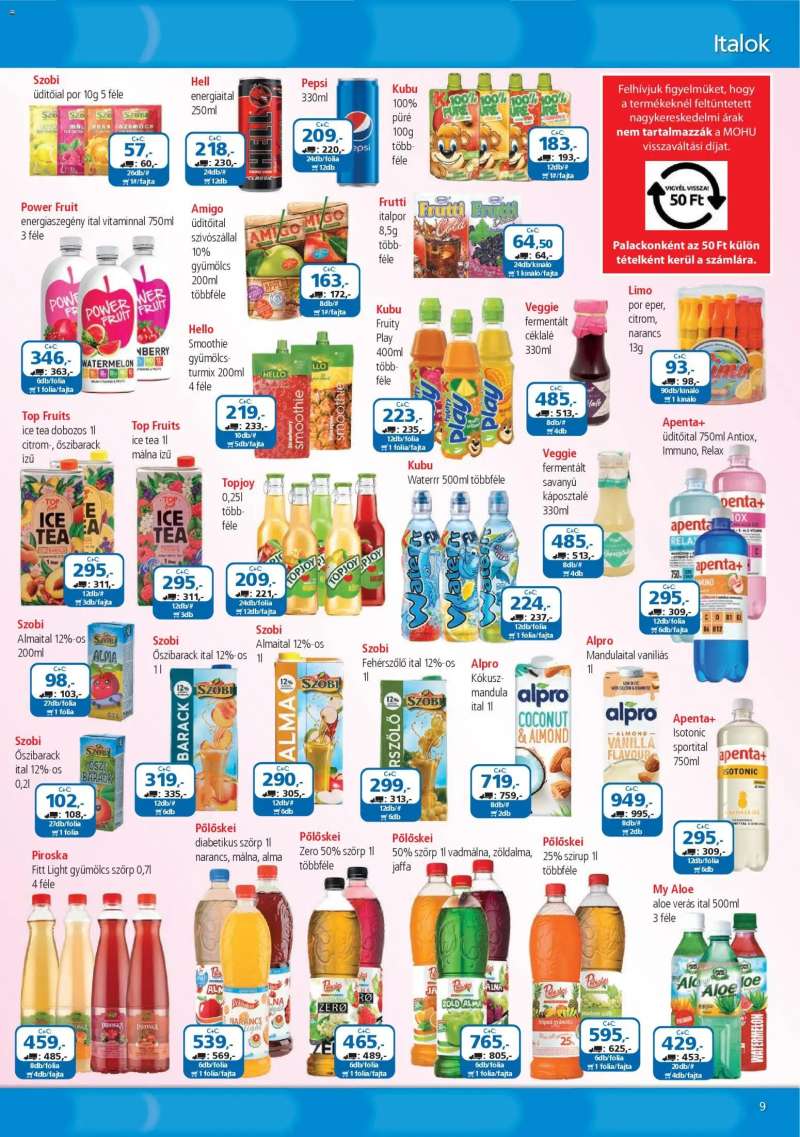 ÁRKLUB Akciós újság ÁRKLUB 9 oldal