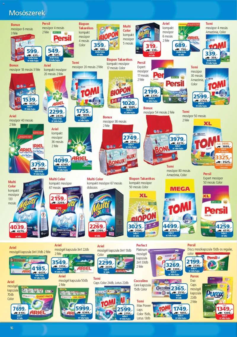 ÁRKLUB Akciós újság ÁRKLUB 16 oldal