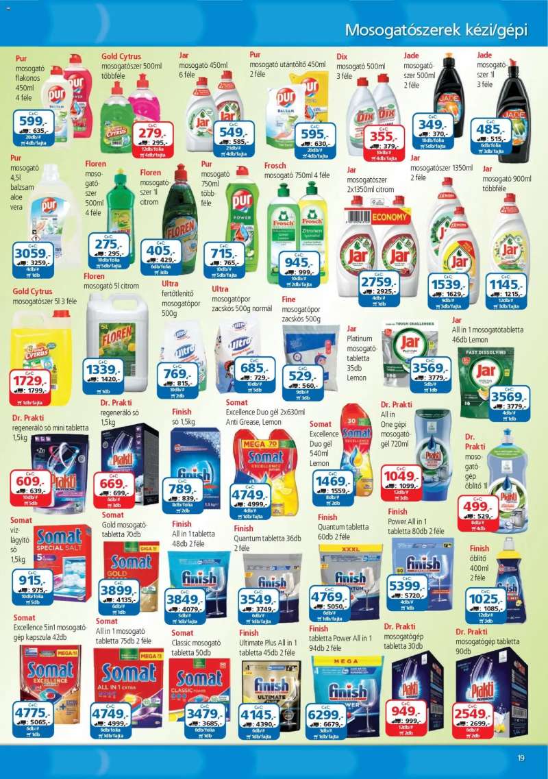 ÁRKLUB Akciós újság ÁRKLUB 19 oldal